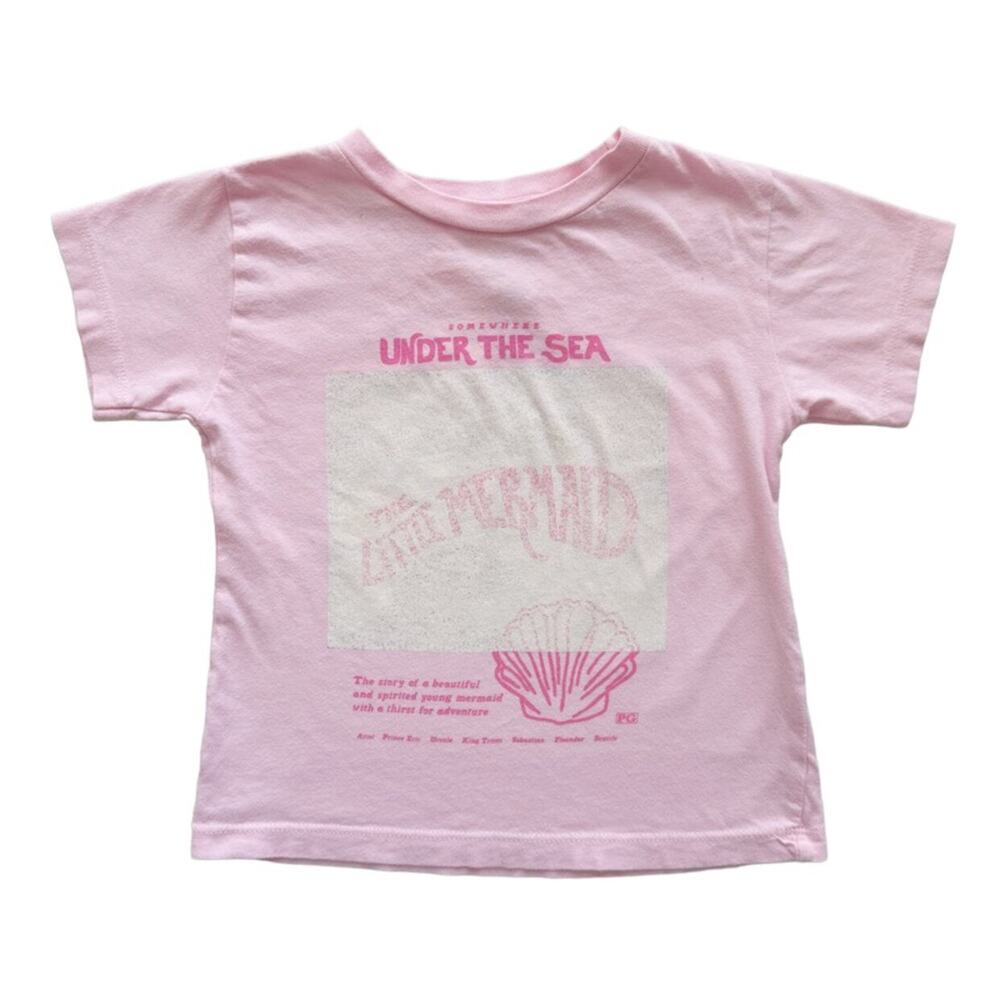 June + Grey Little Mermaid Tee Size 3T